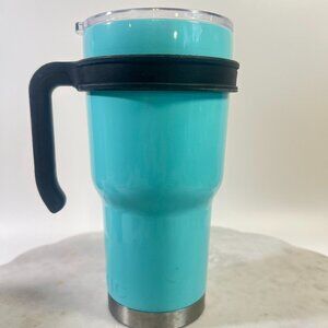 RTIC Turquoise Travel Mug 20 Oz Stainless Steel Insulated